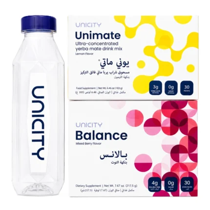 unimate-lemon-balance-berry-flavor-package-unicity-bottle